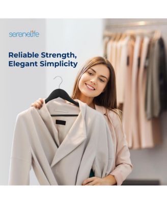 Wooden Coat Hanger Set with 80 Durable Slim Suit Hangers, 360&amp;#xB0; Swivel Hooks, and Notches for Shirts, Jackets, and Dresses