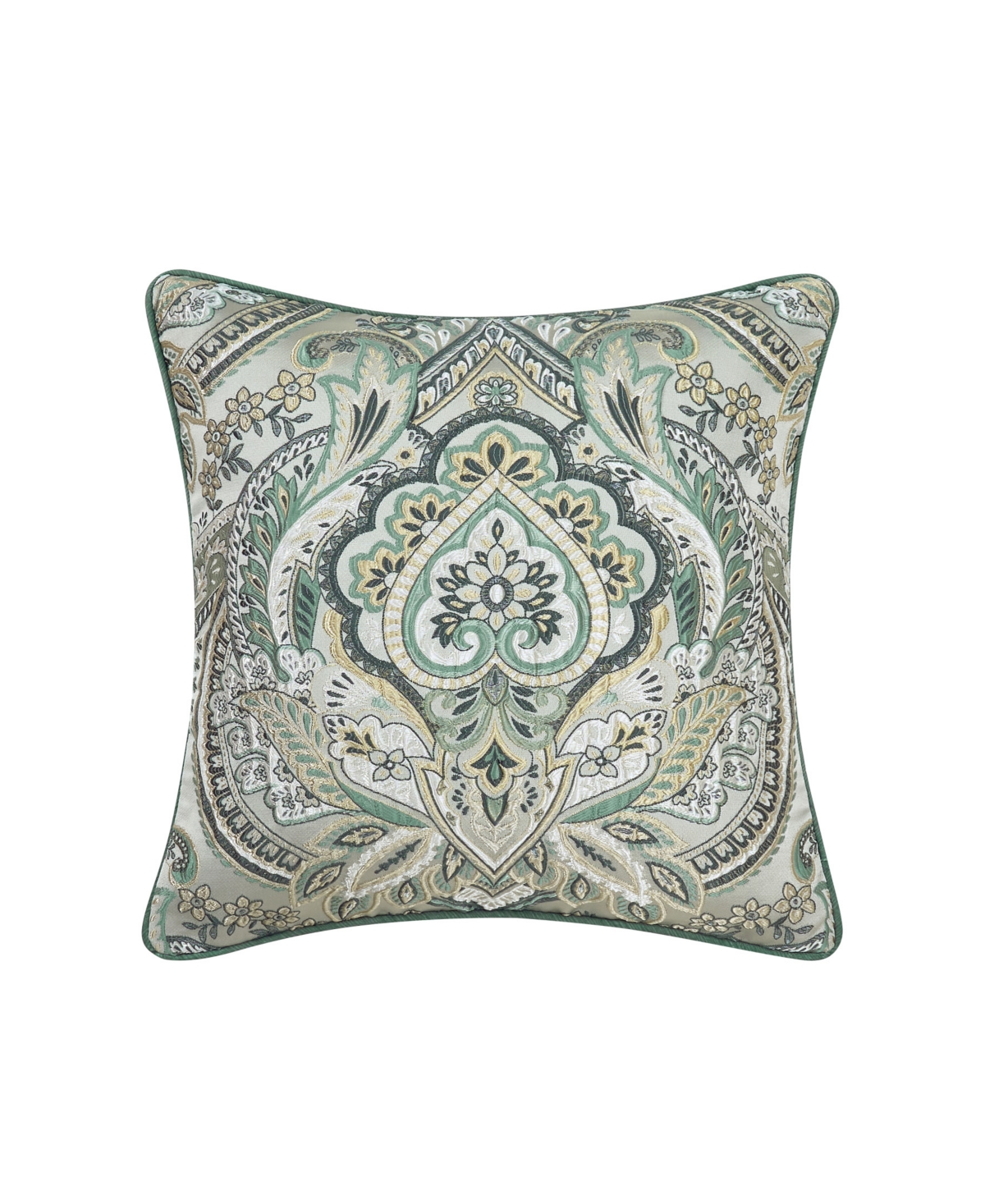 J Queen New York Nico Square Decorative Pillow, 20" X 20" In Blue