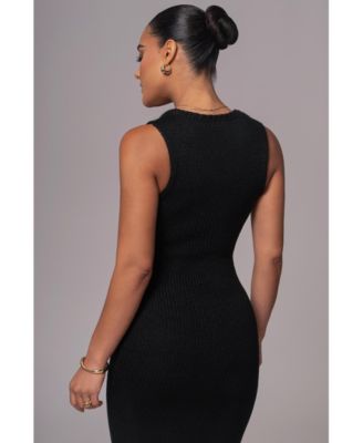 Women's Sleeveless Cable Knit Dress