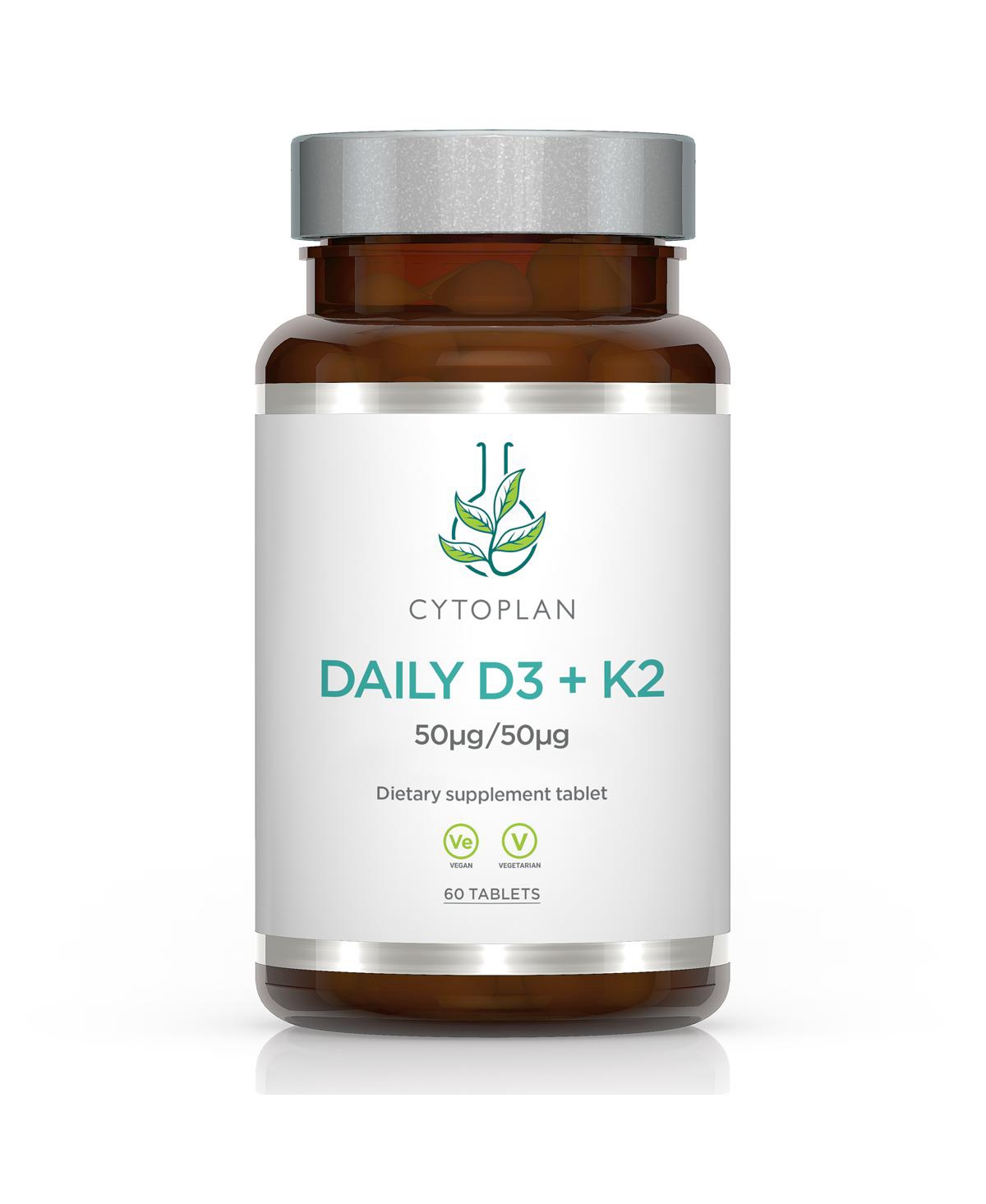 Daily Vitamin D3 & K2 60 (caps) Usa