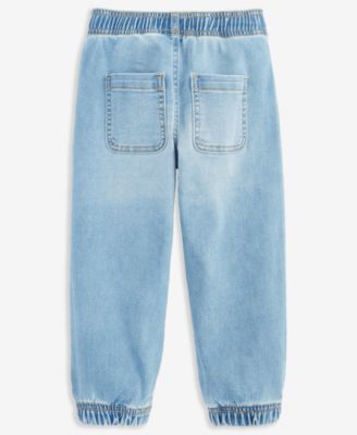 Toddler Boys 2T-4T Super Soft Stretch Knit Denim Jogger Jeans, Exclusively at Macy's