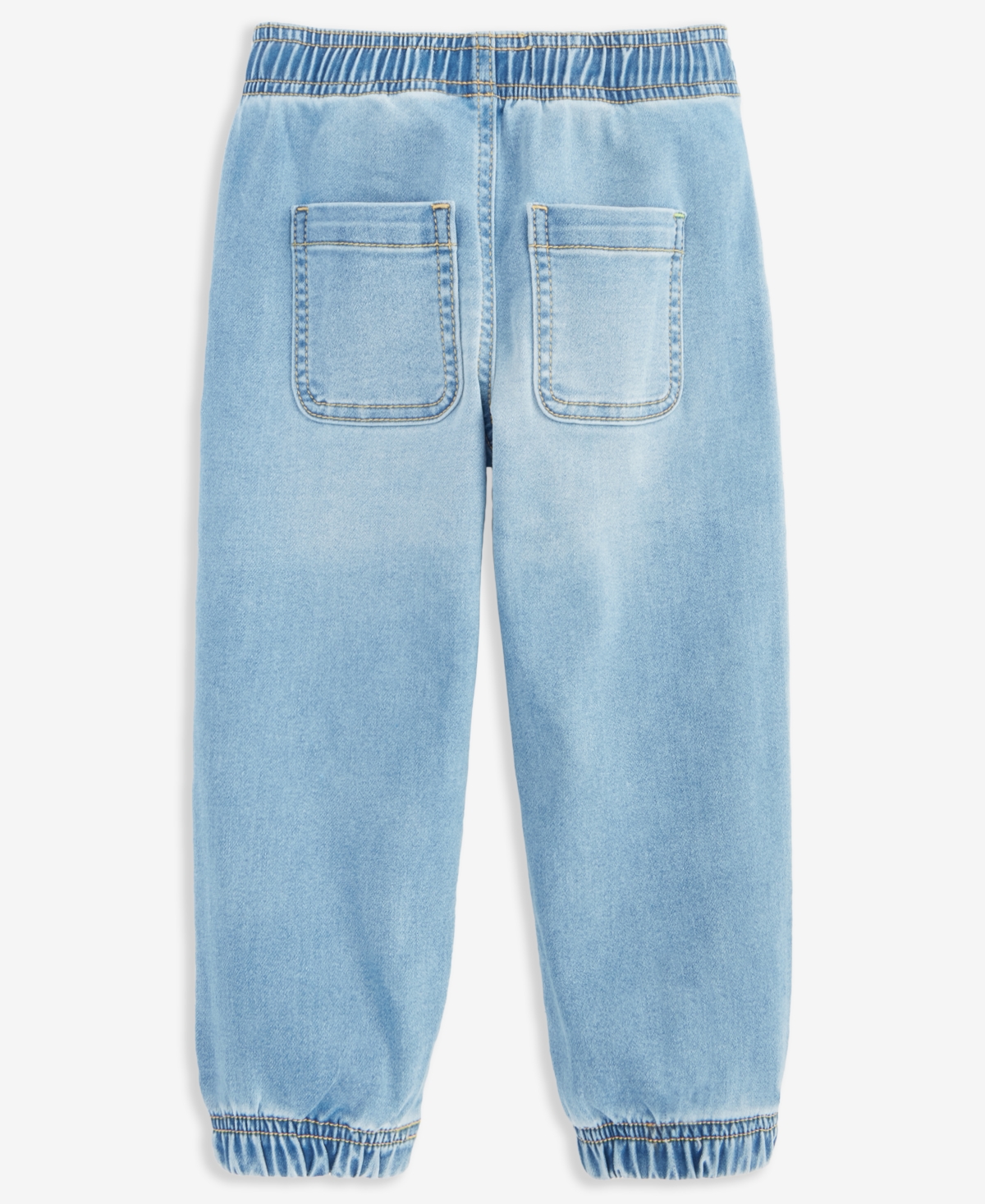 Epic Threads Toddler Boys 2t-4t Super Soft Stretch Knit Denim Jogger Jeans, Exclusively At Macy's In Blue