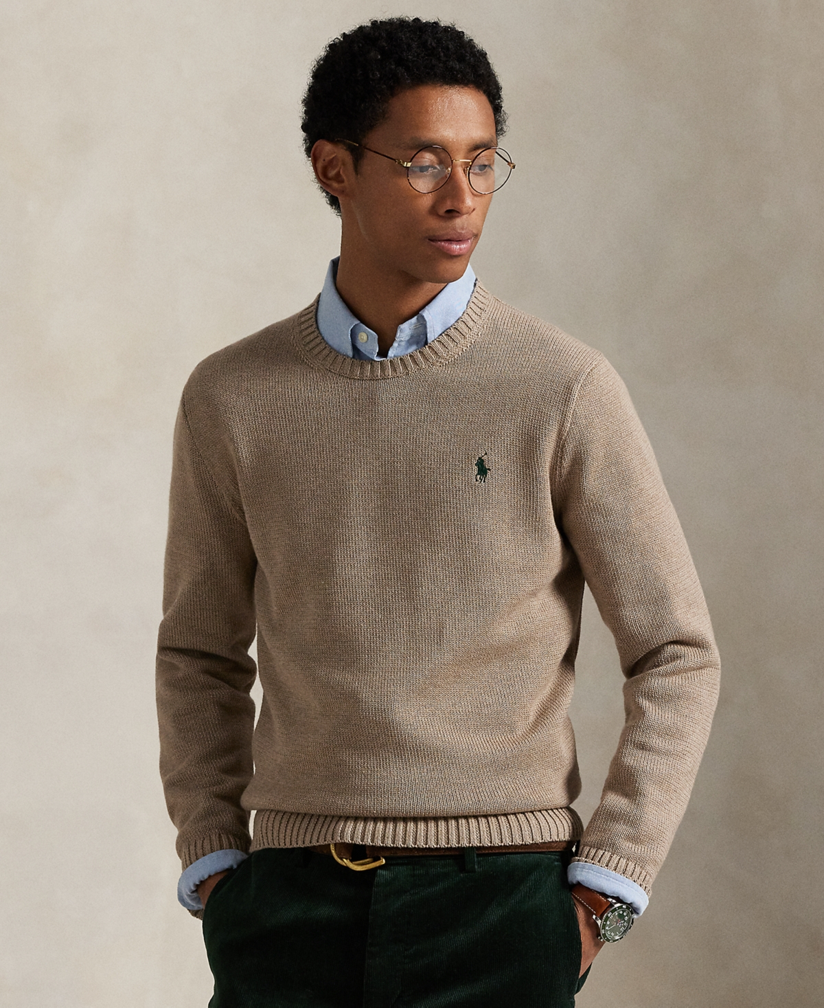 Polo Ralph Lauren Men's Cotton Crewneck Sweater