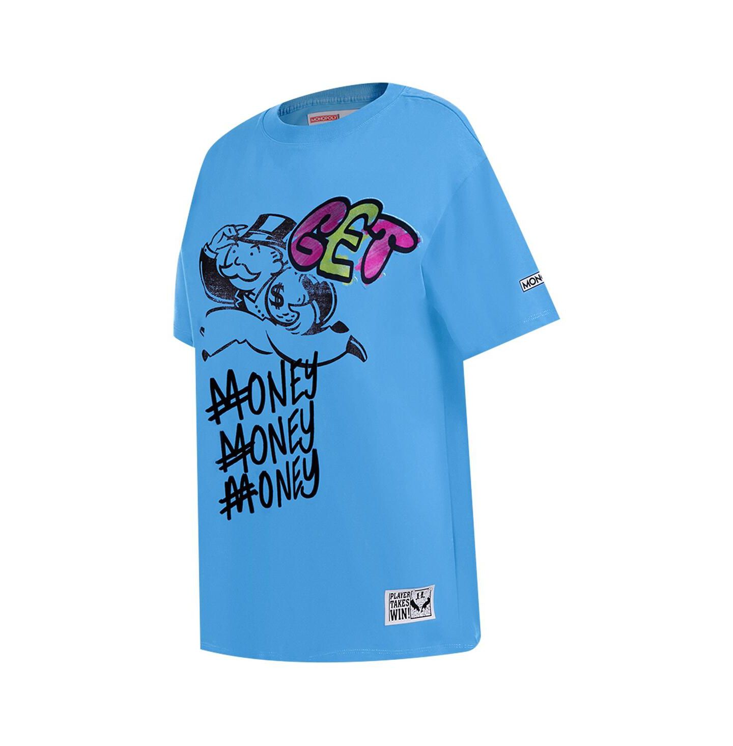 Женская футболка Freeze Max Blue Monopoly Boyfriend — фото 2