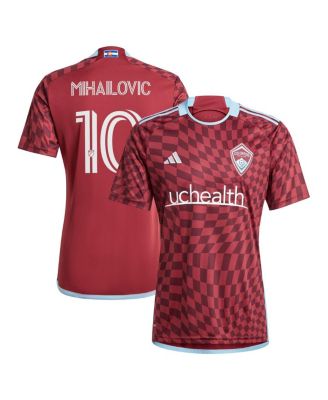 adidas - Men's Djordje Mihailovic Burgundy Colorado Rapids 2024 One Flag Kit Replica Player Jersey