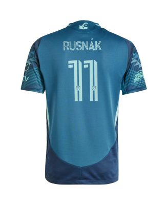 Men's Albert Rusnak Blue Seattle Sounders FC 2025 The Salish Sea Kit Authentic Player Jersey