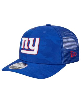 New Era - Men's Royal New York Giants Adventure Camo Trucker 9SEVENTY Stretch-Snap Adjustable Hat