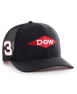'47 Brand - Men's Black Austin Dillon Dow Sure Shot Trucker Adjustable Hat