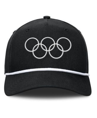 Men's Black Olympic Games Podium A-Frame Adjustable Hat