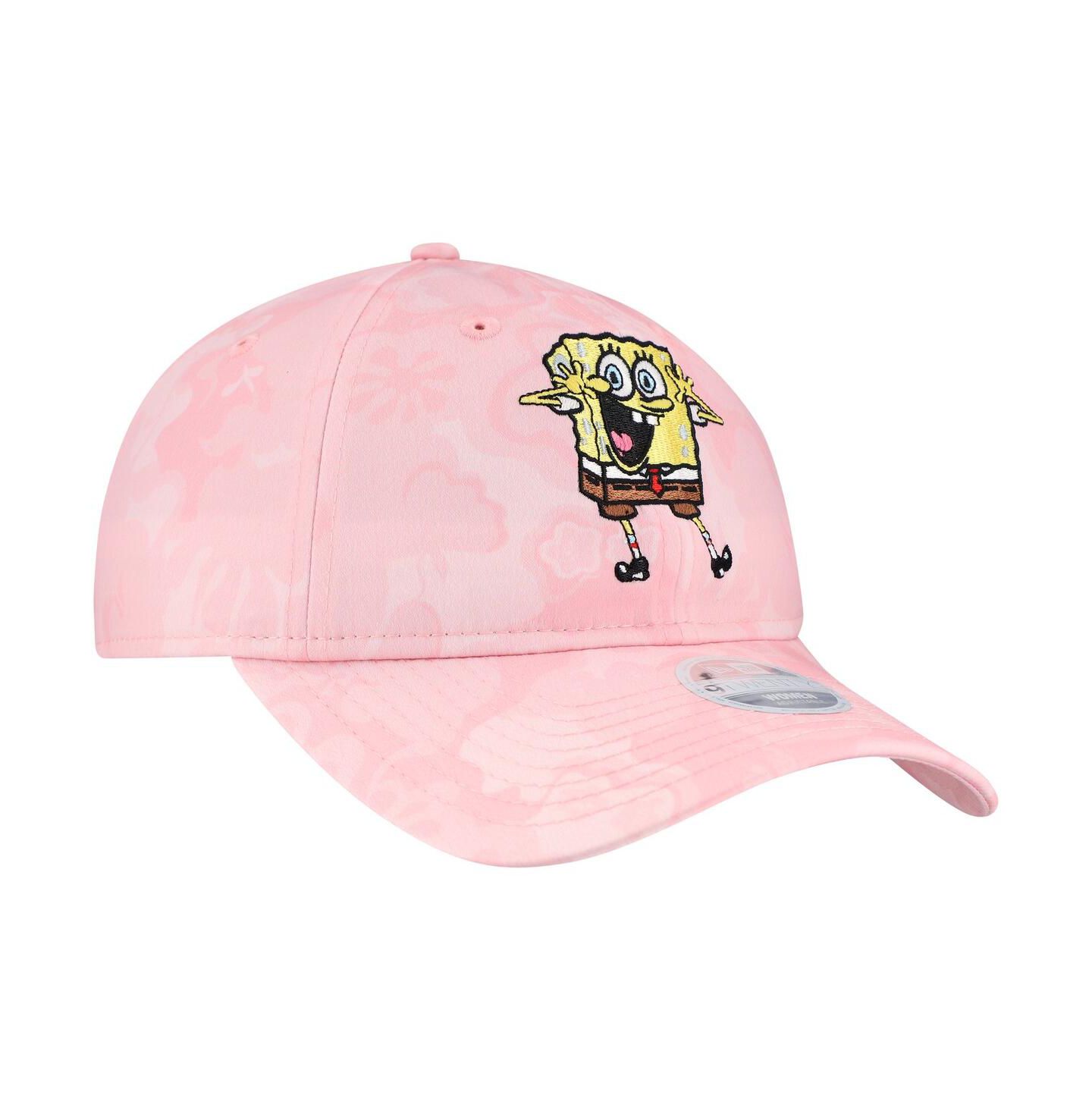 Женская кепка New Era Light Pink SpongeBob SquarePants Adjustable Hat — фото 3