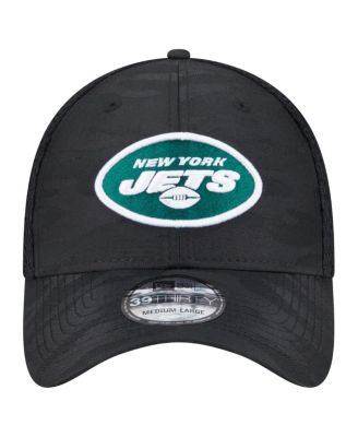 Men's Black New York Jets Active Camo 39THIRTY Flex Hat