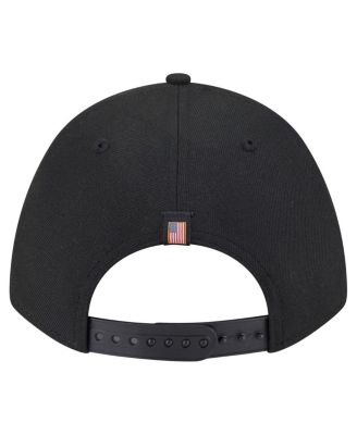 Men's Black Pittsburgh Pirates American Flag 9FORTY M-Crown A-Frame Adjustable Hat