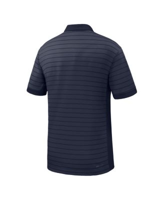 Men's Navy UConn Huskies 2025 Early Season Coaches Sideline Victory Stripe Performance Polo Shirt