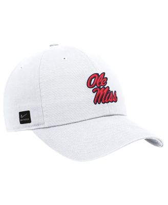 Nike - Men's White Ole Miss Rebels 2025 On-Field Club Adjustable Hat
