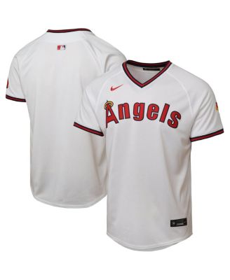 Nike - Big Boys and Girls White Los Angeles Angels Alternate 2 Limited Jersey