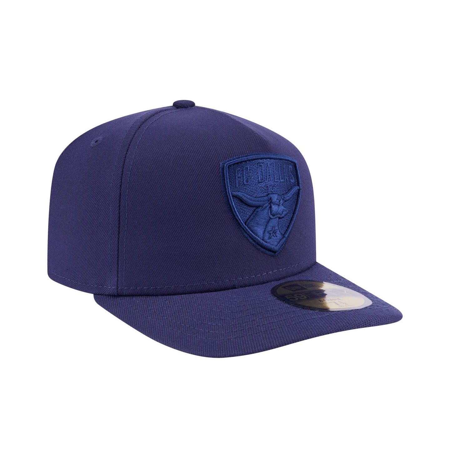 Мужские головные уборы New Era Navy FC Dallas Color Pack A-Frame 59FIFTY Fitted Hat — фото 3