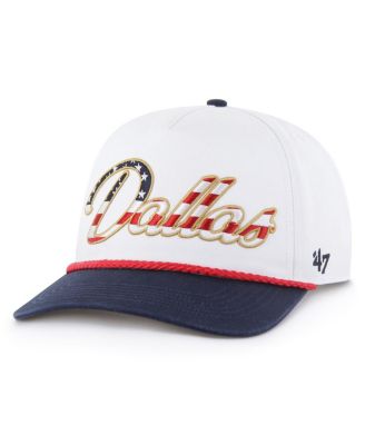 '47 Brand - Men's White Dallas Cowboys Patriotic Overhand Hitch Adjustable Hat