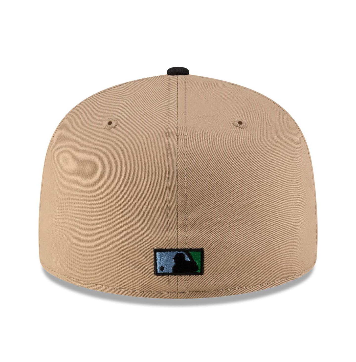 Мужская кепка New Era x Just Don Light Beige/Black Florida Marlins Just Don x Earth Day 59FIFTY Fitted Hat — фото 4
