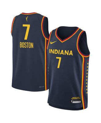 Nike - Big Boys and Girls Aliyah Boston Navy Indiana Fever Explorer Swingman Jersey