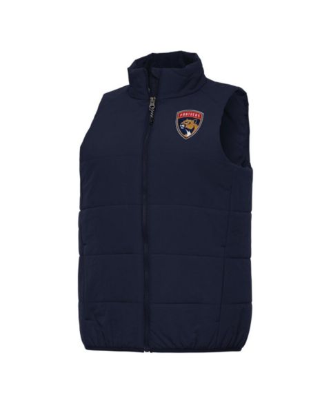 Женские жилеты Antigua Women's Navy Florida Panthers Experience Full-Zip Vest