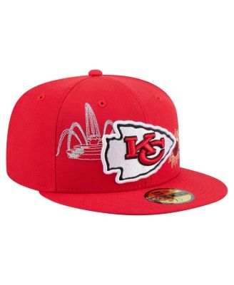 Men's Red Kansas City Chiefs State Stitch 59FIFTY Fitted Hat