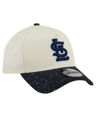 Men's Cream St. Louis Cardinals Speckle A-Frame 9FORTY Adjustable Hat