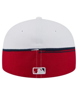 Men's Red/White Washington Nationals Paint Stroke 59FIFTY&nbsp;Fitted Hat