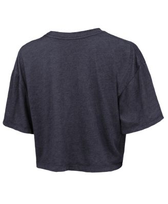 Women's Navy Oklahoma City Thunder Boxy Crop Top