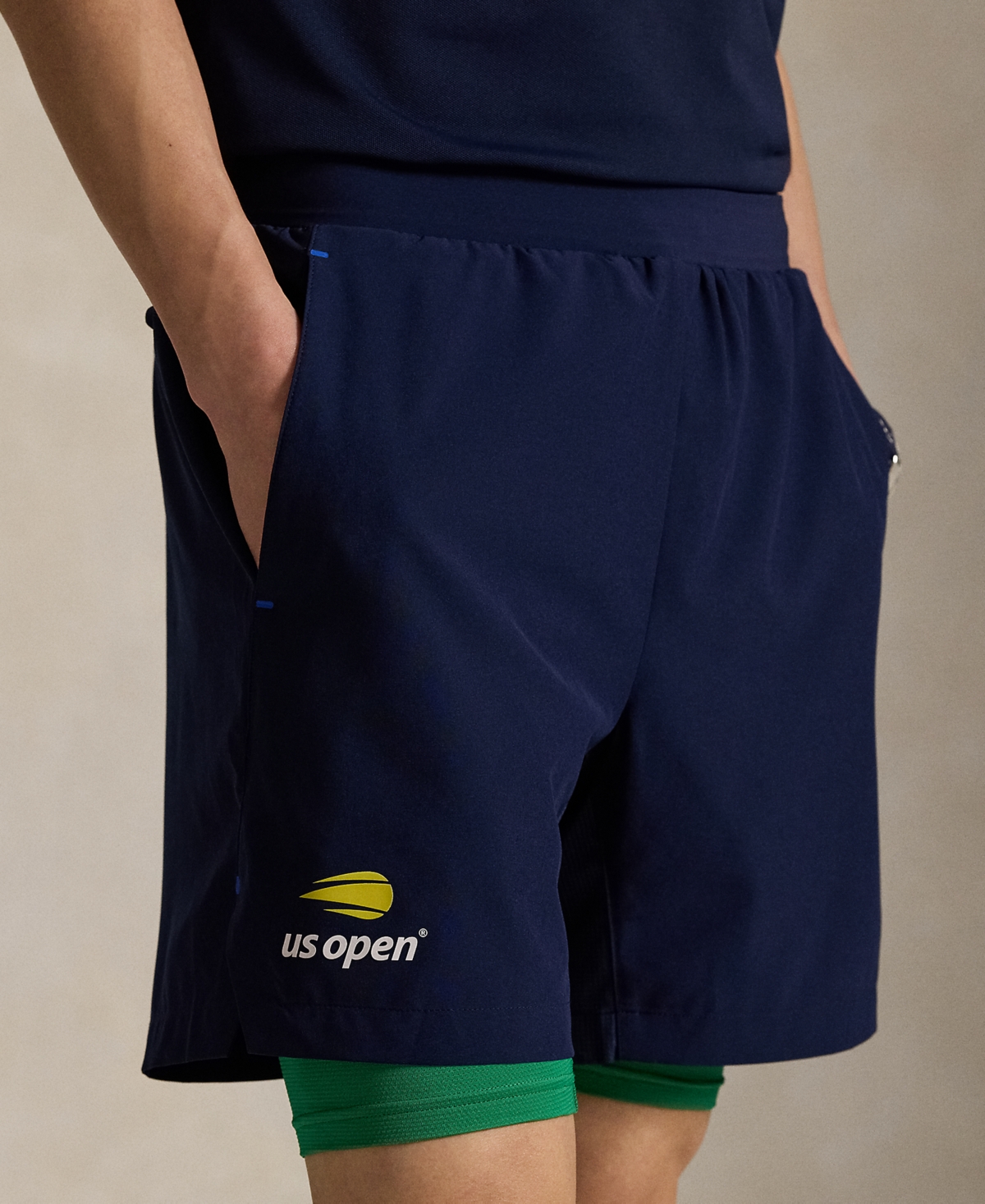 Polo Ralph Lauren Unisex Us Open 6" Ball Crew Short In Blue