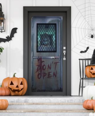 70" "Don’t Open" Hospital Entryway Halloween Scary Door Decoration