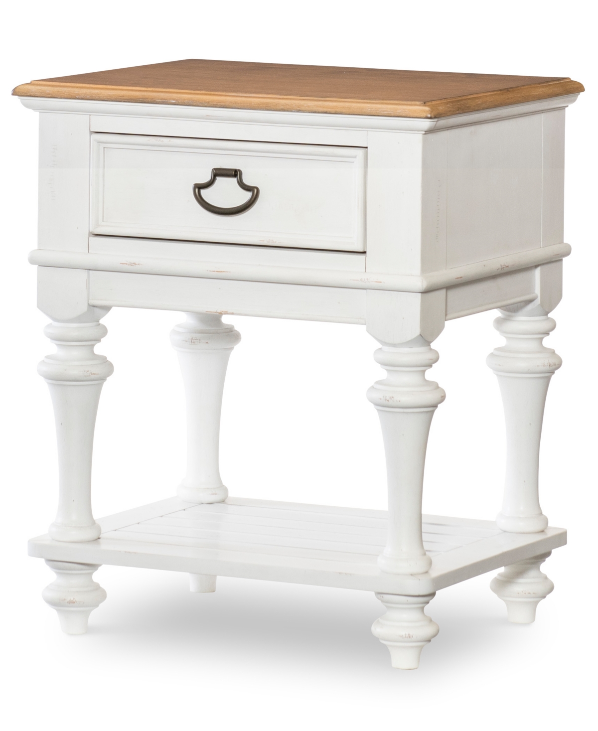 Macy's Mandeville Open Nightstand, Created For . In White