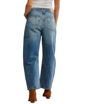 Women's Deep Trance Boyfriend Cut Cotton Jeans