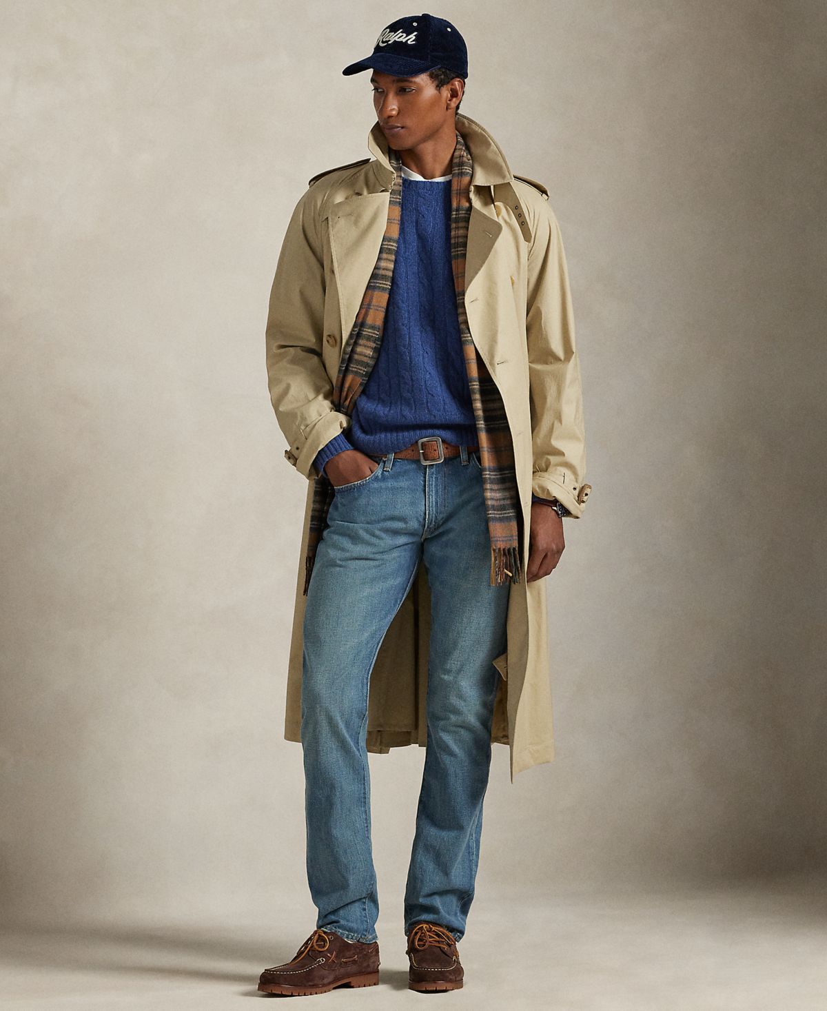 Мужские узкие прямые джинсы Varick цвета индиго