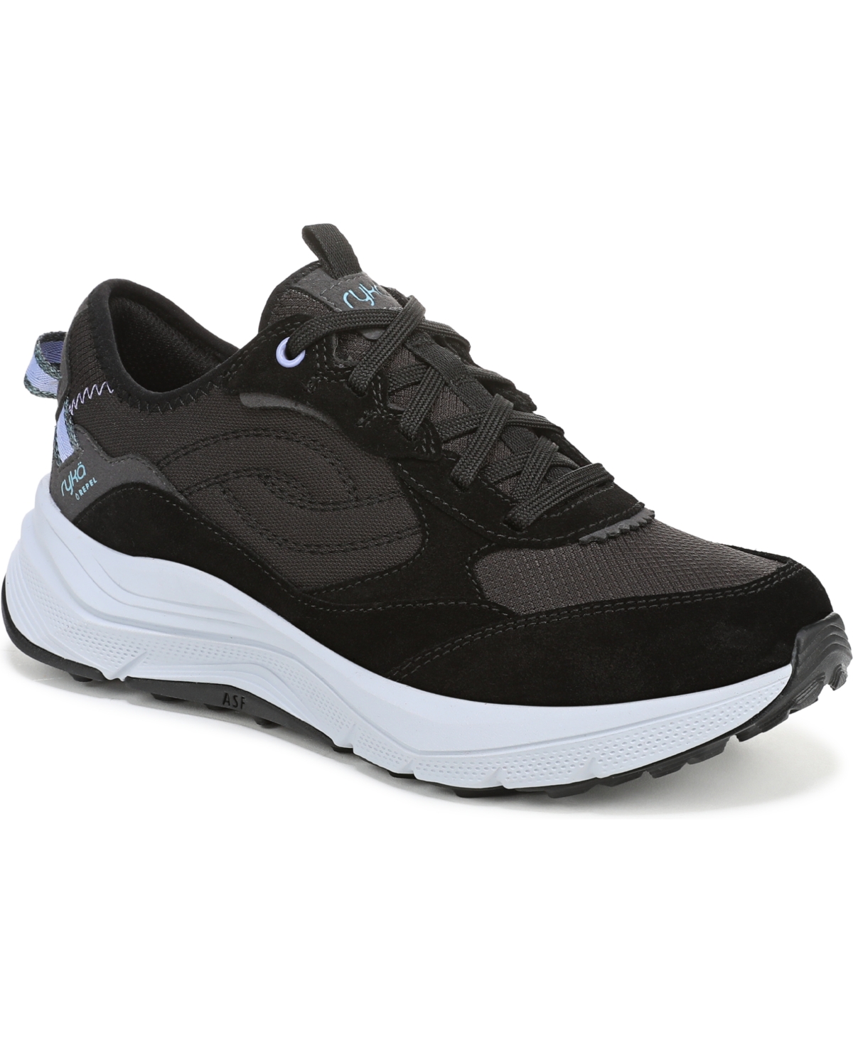 Women's Upside Tr Water-Repellant Trail Running Sneakers - Citadel Blue Mesh/Suede/Fabric