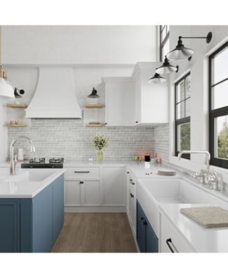 2-Handle 2 Holes Deck Mount Modern Kitchen Faucet With 360 ° Swivel Spout