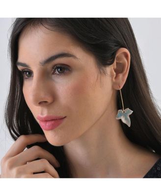 Women's Leaf Drop Earrings