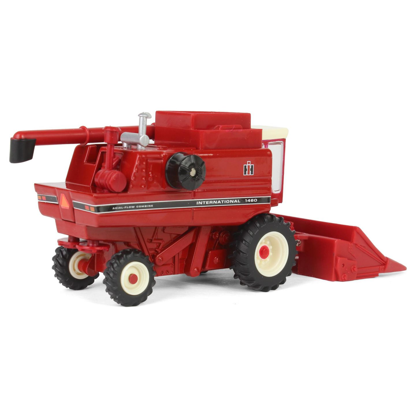 Детская игрушка ERTL 1/64 Scale International 1460 Rear Wheel Assist with Corn & Grain Head Combine, цвет: Красный — фото 3