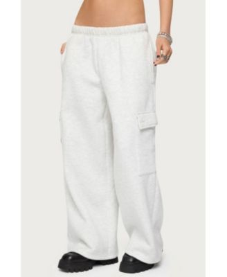 Women's Wide Leg Cargo Sweatpants