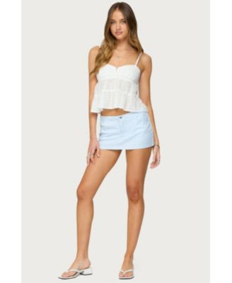 Women's Tamora Eyelet Babydoll Tank Top