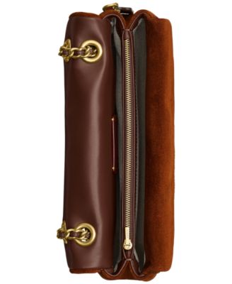 Quilted Tabby Medium Suede Shoulder Bag 26