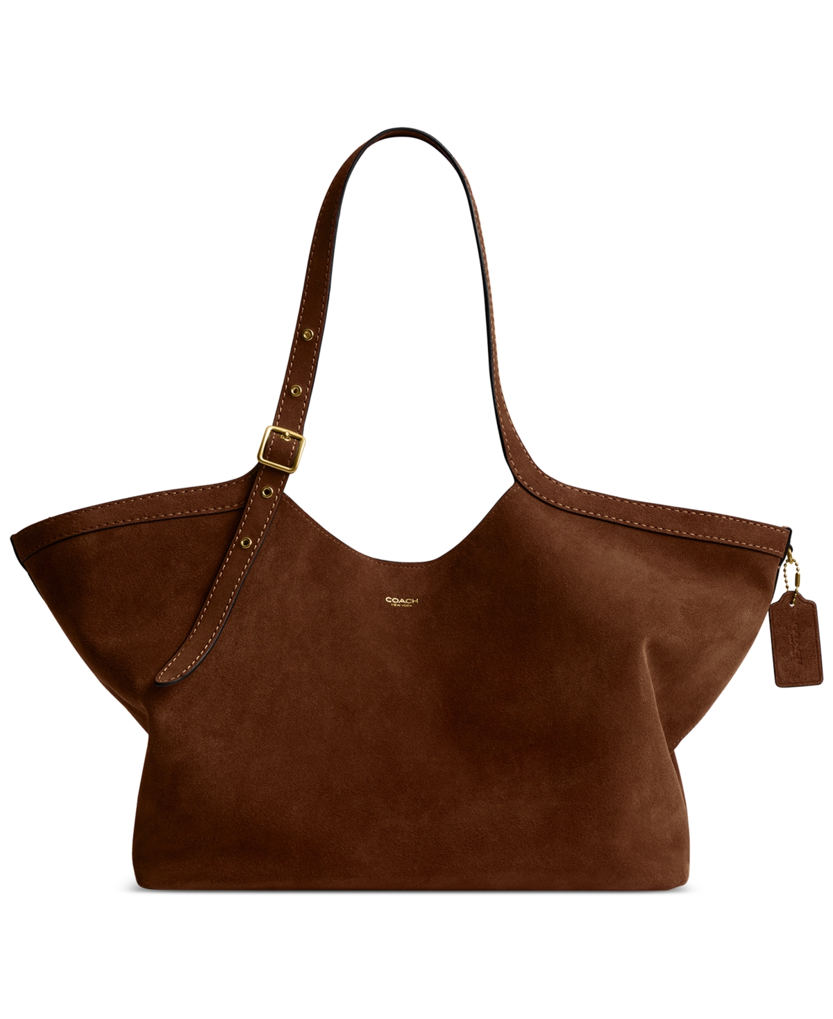 Coach Women's Suede Gramercy Medium Tote Bag