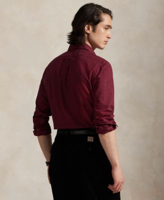 Men's Classic-Fit Plaid Twill Shirt 