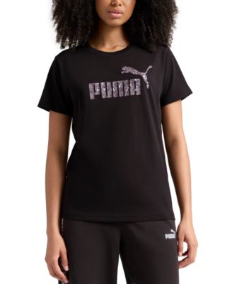 Puma - Women's Animal Graphic Cotton Logo T-Shirt