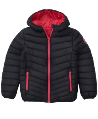 Girls Reversible Lightweight Puffer Jacket