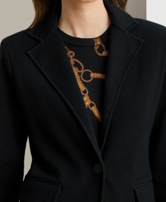 Women's Cotton-Blend Sweater Blazer