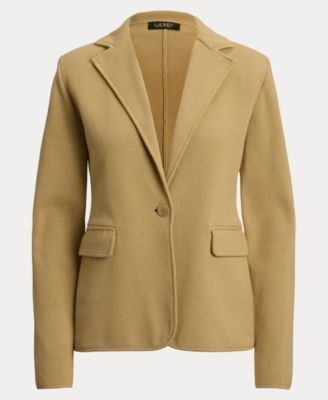 Women's Cotton-Blend Sweater Blazer