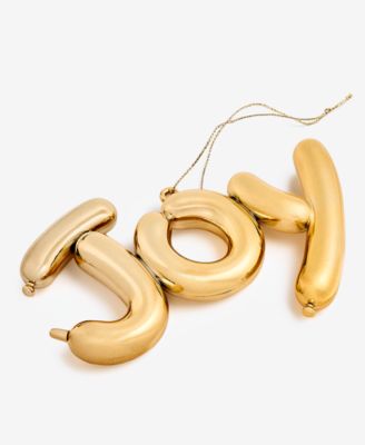 Merry Magic Gold Balloon Joy Ornament, Macy's Exclusive