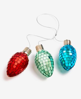 Merry Magic Christmas Light Bulbs Ornament, Macy's Exclusive