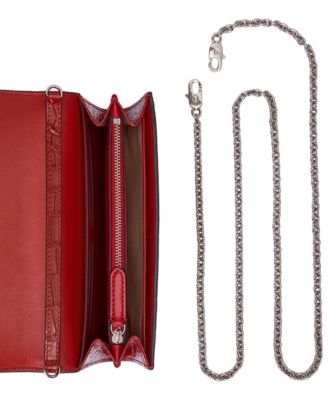 Adair Croc-Embossed Leather Small Crossbody