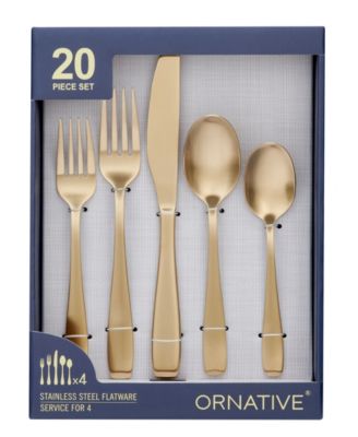 Remus 20-Pc. Flatware Set, Service for 4